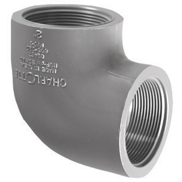 Charlotte Pipe And Foundry Charlotte Pipe Schedule 80 1-1/4 in. FPT X 1-1/4 in. D FPT PVC 90 Degree Elbow 1 pk PVC 08302 1600 - main